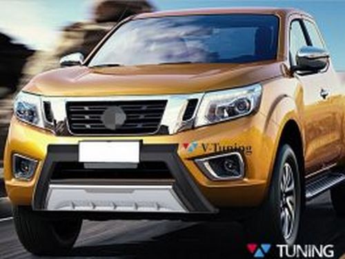 Накладка на передний бампер NISSAN Navara NP300 (15-) - ABS