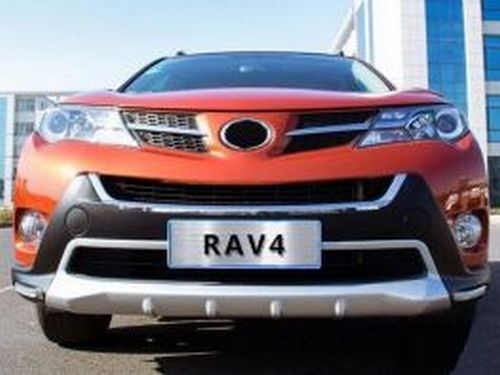 Накладка на передний бампер TOYOTA Rav4 IV (2013-) - ABS 1