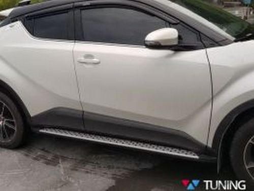 Пороги боковые TOYOTA C-HR (17-) - BMW стиль