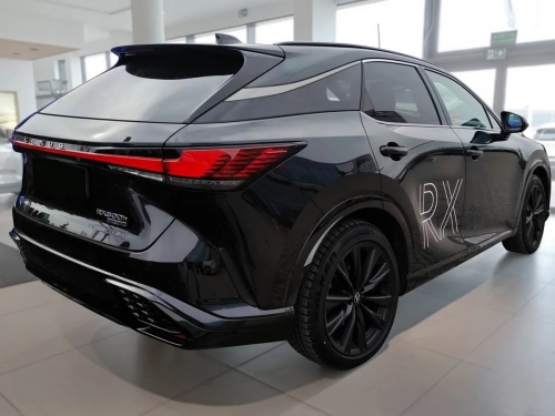 Накладка на задній бампер Lexus RX V (ALA10/ALH10; 22-) - Avisa (чорна) 7