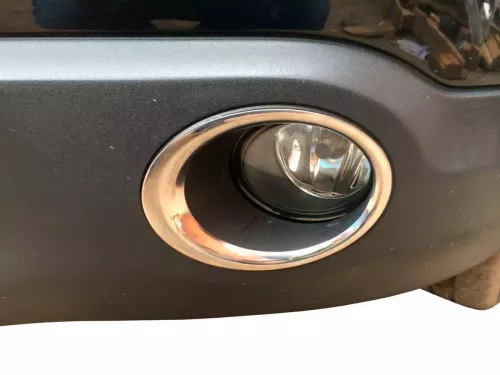 Хром накладки на противотуманки Nissan Qashqai I (J10; 07-10) - Carmos 3
