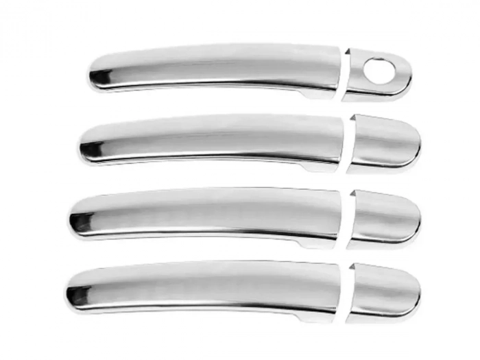 Хром накладки на ручки Skoda Roomster (06-15) - Carmos (повні) 1
