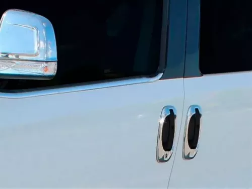 Хром навколо ручок Fiat Doblo II (10-22) - 4 шт 4
