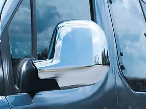 Хром накладки на дзеркала Citroen Berlingo II (08-12) - нержавійка 4