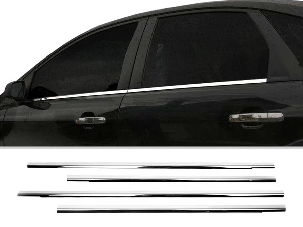 Хром нижні молдинги вікон Ford C-Max I (03-10)