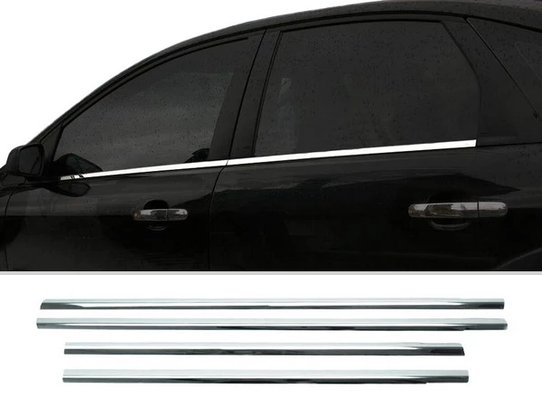 Хром нижні молдинги вікон Ford Focus II (04-10) Седан / Хетчбек / Універсал