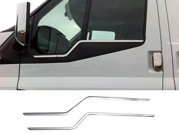 Хром нижні молдинги вікон Ford Transit III (00-13)