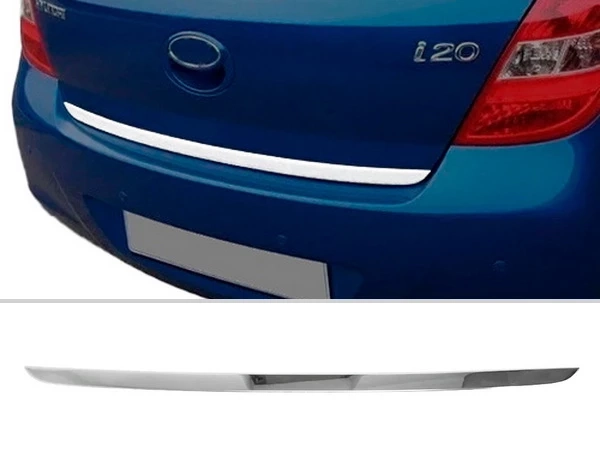 Хром на нижню кромку багажника Hyundai i20 (PB; 08-12)