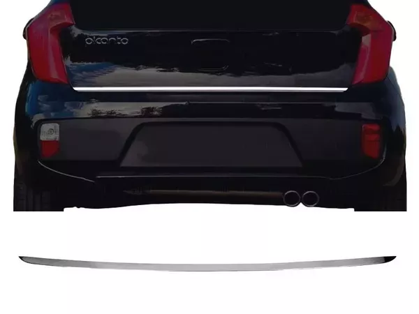 Хром на кромку багажника Kia Picanto II (TA; 11-17) 5D