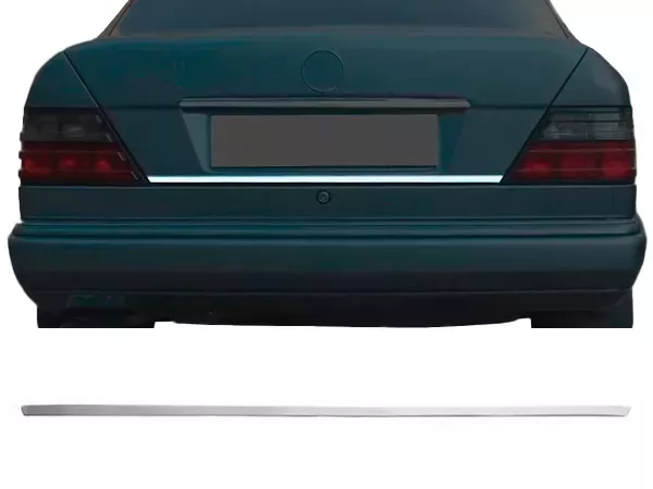 Хром на кромку багажника Mercedes E W124 (85-95) Sedan