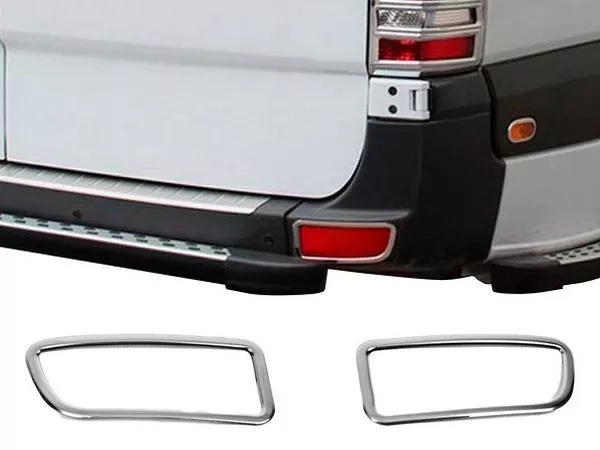 Хром накладки на задні рефлектори Mercedes Sprinter W906 (13-18)