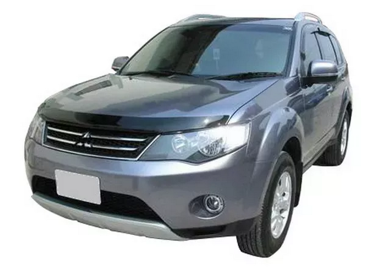 Дефлектор капота Mitsubishi Outlander II (XL; 07-09) - Hic