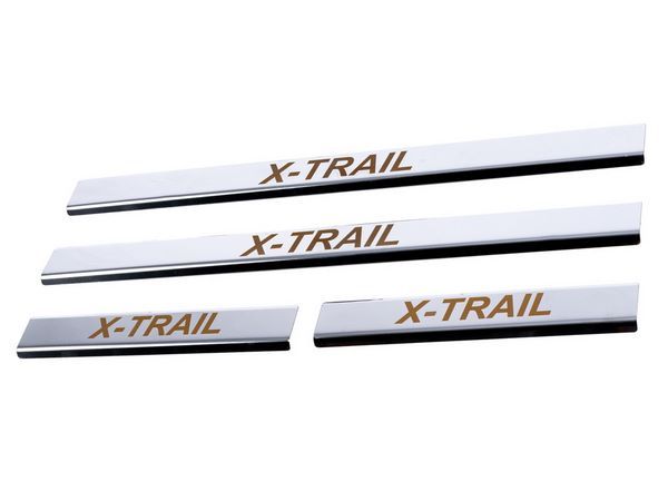 Накладки на пороги Nissan X-Trail I (T30; 01-07)