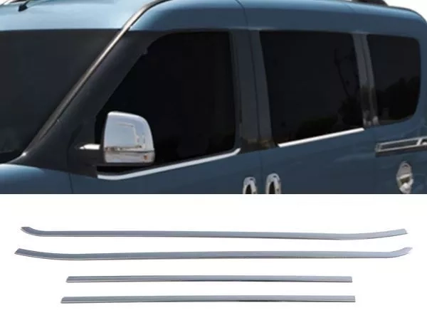 Хром нижні молдинги вікон Opel Combo D (11-17)