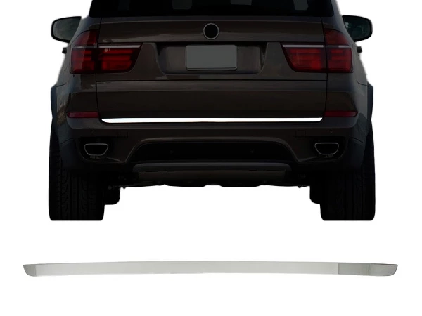 Хром накладка на кромку багажника BMW X5 E70 (06-13)
