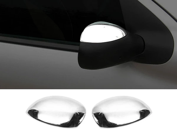 Хром накладки на дзеркала Peugeot 1007 (04-09) 3D