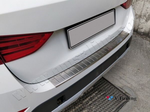 Хром накладка на задний бампер BMW X1 E84 (09-15) - OMSA