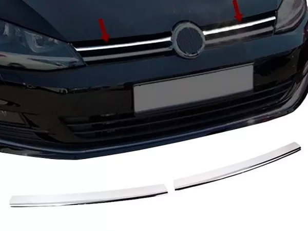 Хром накладки на решітку VW Golf VII (12-17)