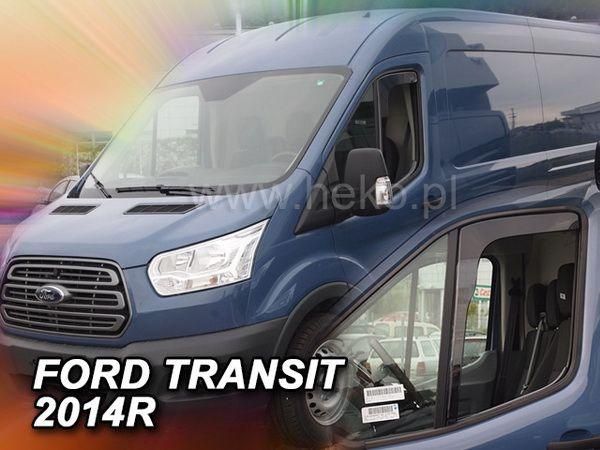 Дефлектори вікон Ford Transit IV (14-/20-) - Heko (вставні)