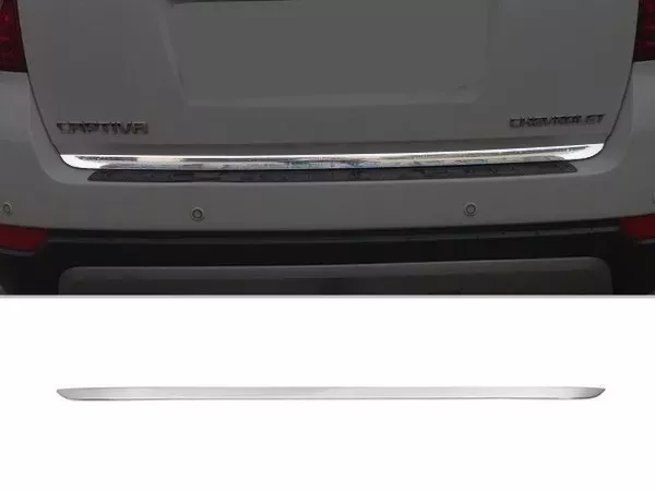 Хром накладка на кромку багажника Chevrolet Captiva I (06-18)