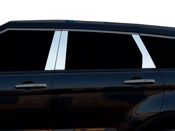 Хром молдинги дверних стійок Range Rover Evoque (L538; 11-18)