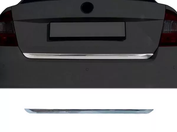 Хром кромка багажника Skoda Rapid (12-19) Liftback