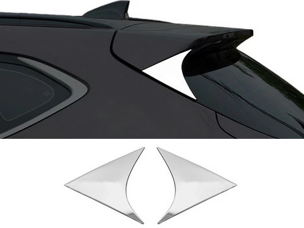 Хром на трикутники спойлера Hyundai Tucson III (TL; 16-21)