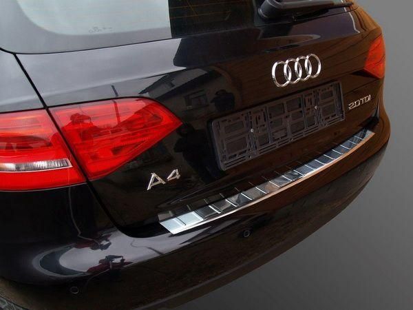 Накладка на бампер Audi A4 B8 (08-12) Avant - Avisa
