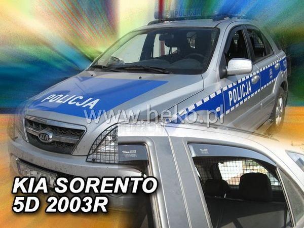 Ветровики KIA Sorento I (2002-2009) 5D HEKO