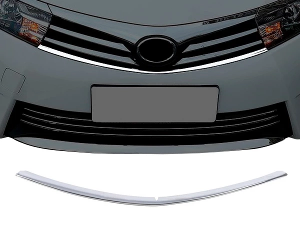Хром накладка на решітку Toyota Corolla XI (13-15)