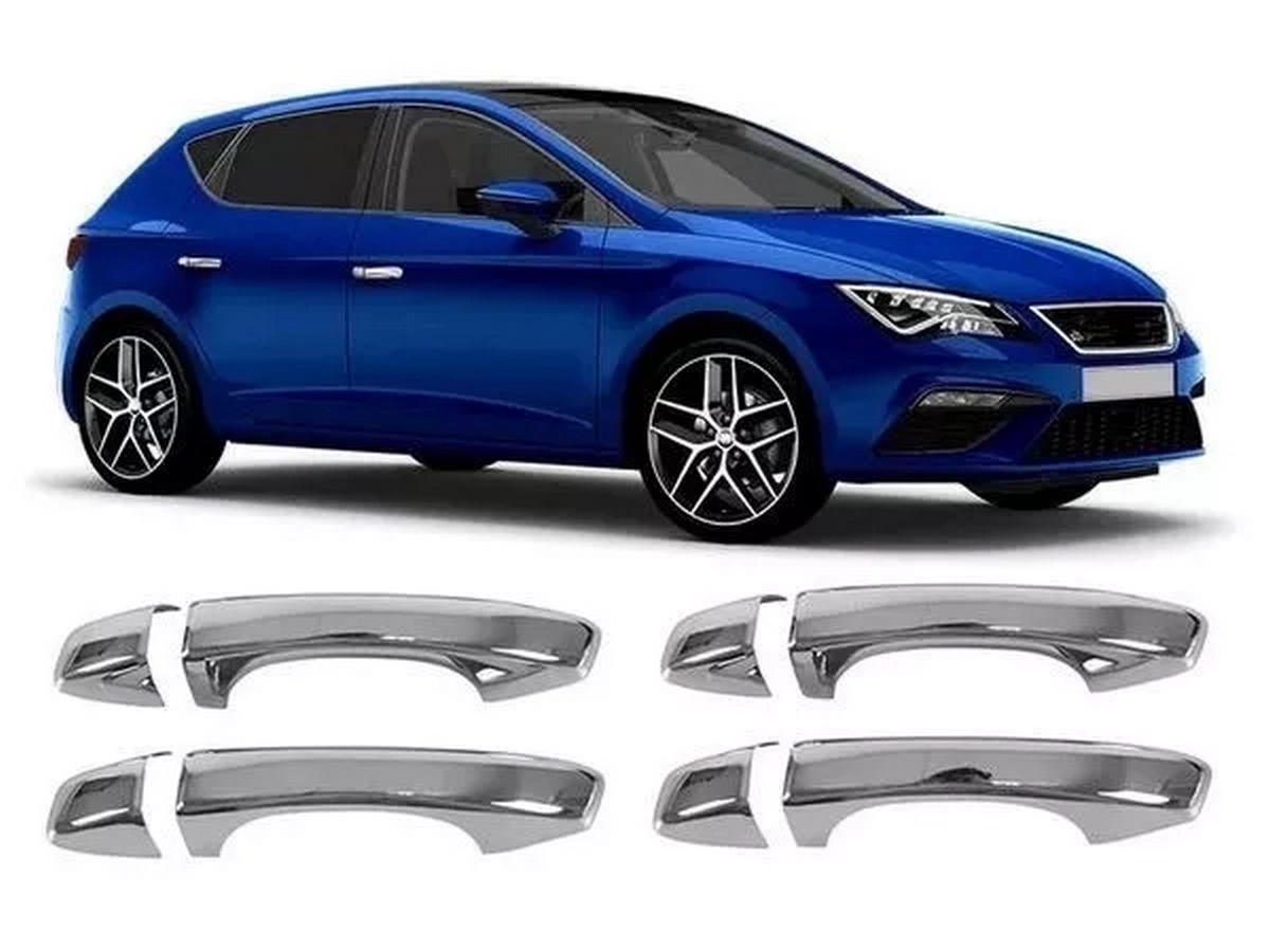 Хром накладки на ручки Seat Leon III (5F; 12-20)