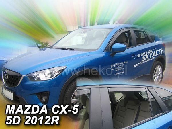 Дефлекторы окон Mazda CX-5 I (KE; 12-17) - Heko (вставные)