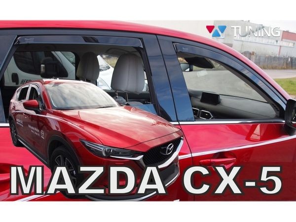 Дефлекторы окон Mazda CX-5 II (KF; 17-) - Heko (вставные)