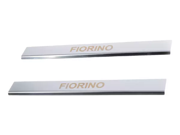 Накладки на дверні пороги Fiat Fiorino (08-) - Carmos