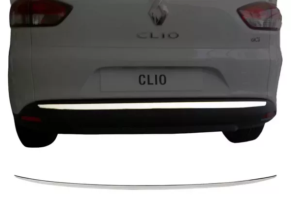 Хром на задній дифузор Renault Clio IV Grandtour (13-19)