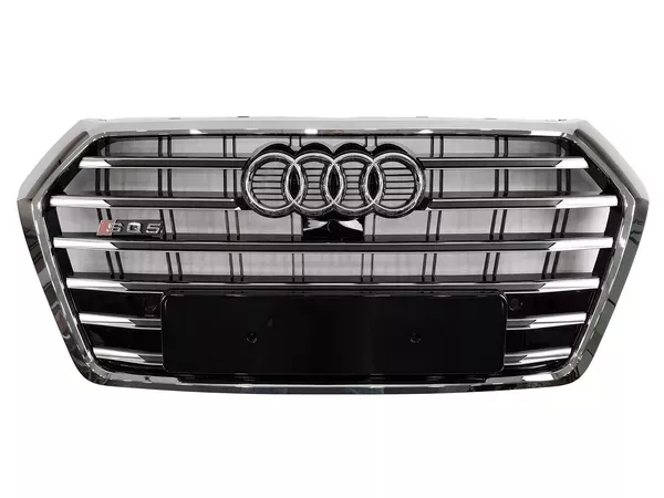 Решітка радіатора Audi Q5 II (FY; 17-21) - S-Line стиль (хром)
