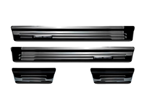 Накладки на пороги Honda CR-V V (17-22) - Avisa (чорні)
