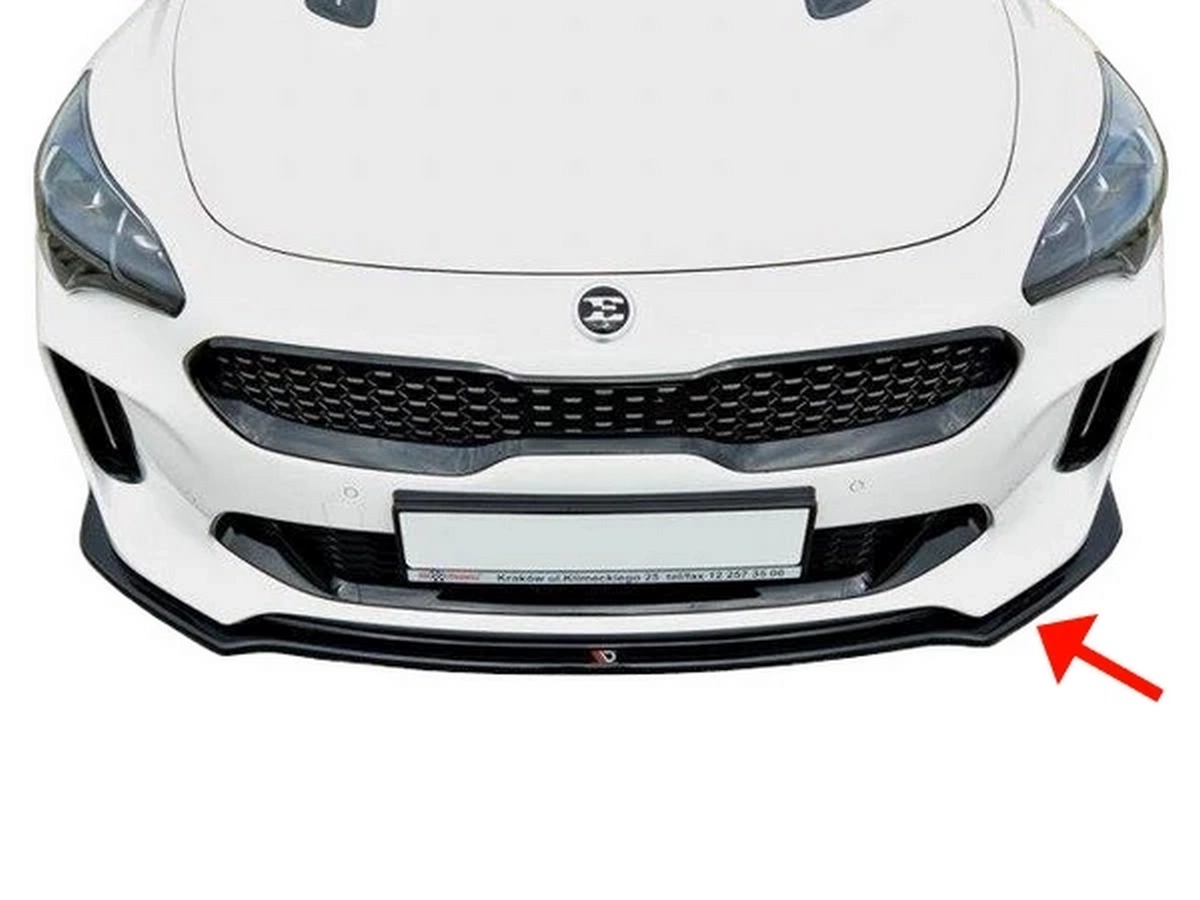 Спліттер передній Kia Stinger GT (18-) - V2