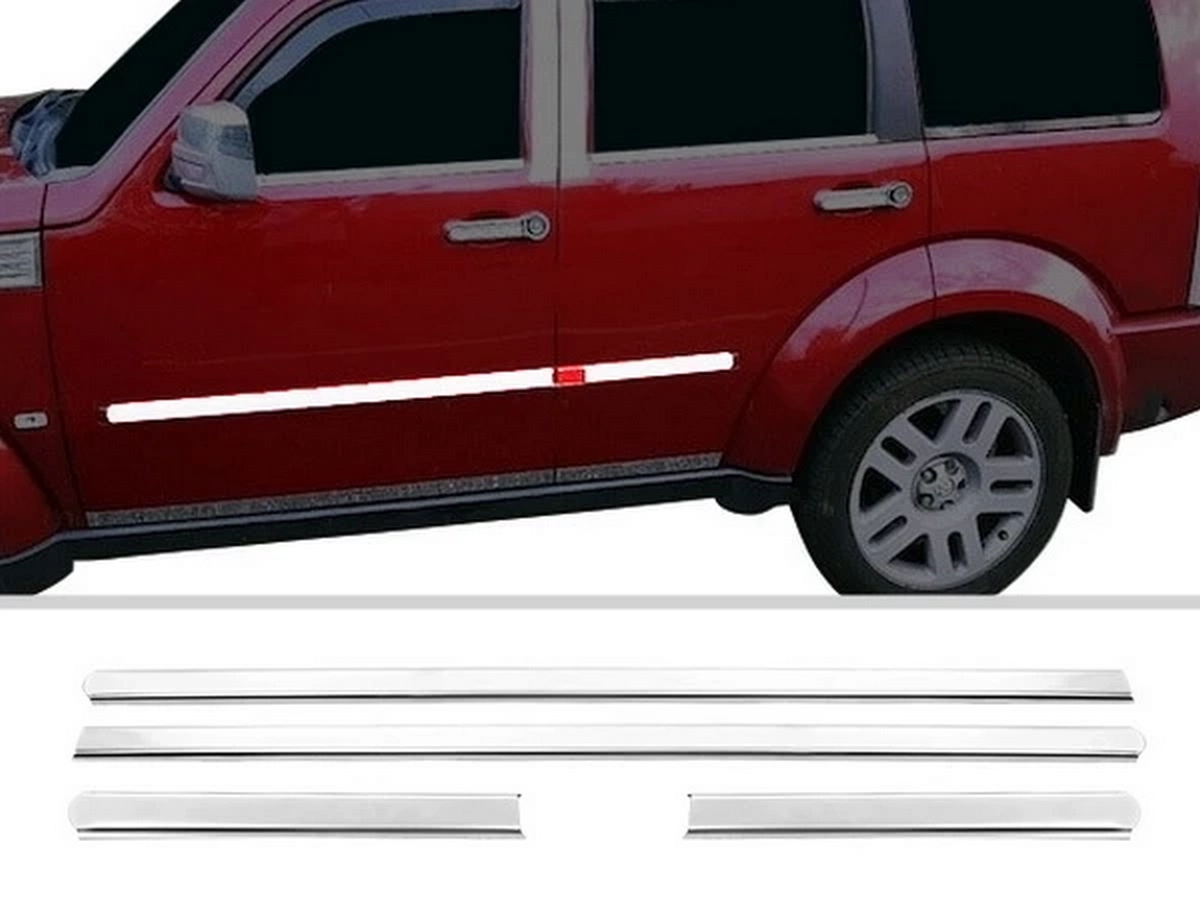 Хром молдинги на двері Dodge Nitro (07-12)