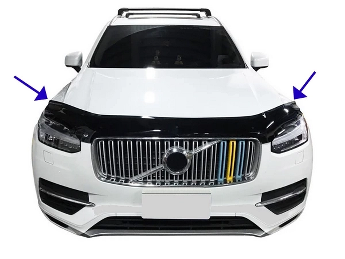 Дефлектор капота Volvo XC90 II (SE; 16-) - Hic