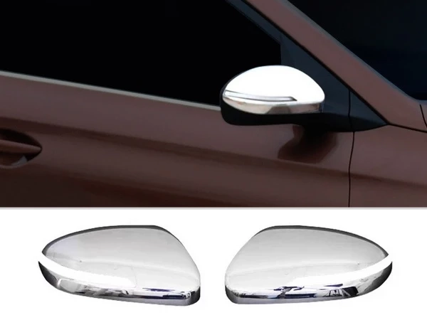 Хром накладки на дзеркала Hyundai i20 II (GB; 14-20) - з поворотниками