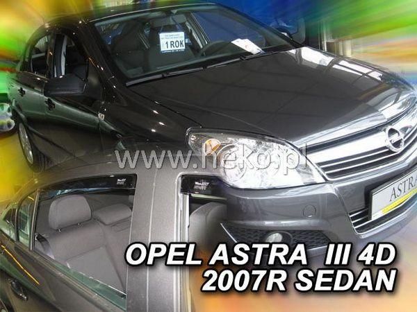 Дефлекторы окон Opel Astra H (07-14) Sedan - Heko (вставные)