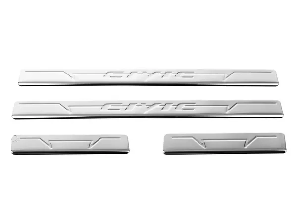 Накладки на пороги Honda Civic VIII (06-12) - Omtec