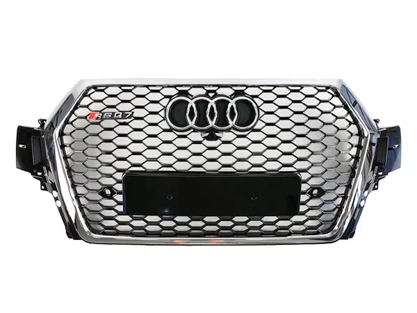 Решітка радіатора Audi Q7 II (4M; 16-20) - RSQ7 стиль (хром)