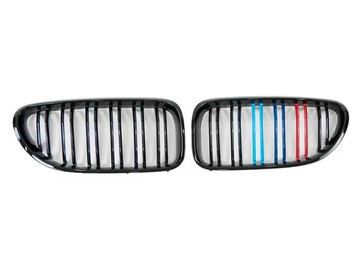 Решітка BMW 6 F06 / F12 / F13 (11-18) - кольорові подвійні ребра