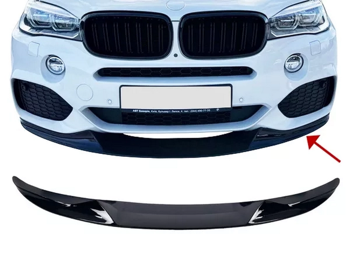 Спліттер передній BMW X5 M-Pack F15 (14-18)