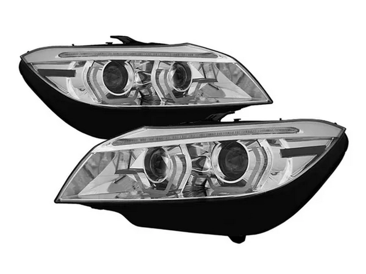 Ксенонові фари BMW Z4 E89 (09-13) - LED DRL (хромові)