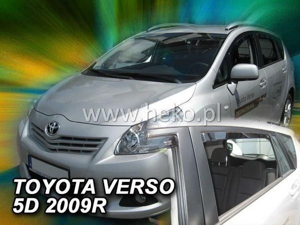 Дефлекторы окон Toyota Verso (R20; 09-17) 5D - Heko (вставные)