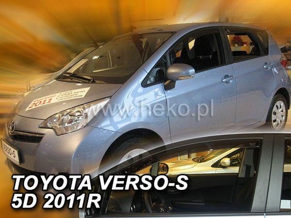 Дефлекторы окон Toyota Verso-S (10-15) - Heko (вставные)