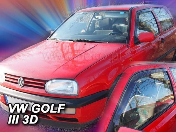Дефлекторы окон VW Golf III (92-97) 3D - Heko (вставные)